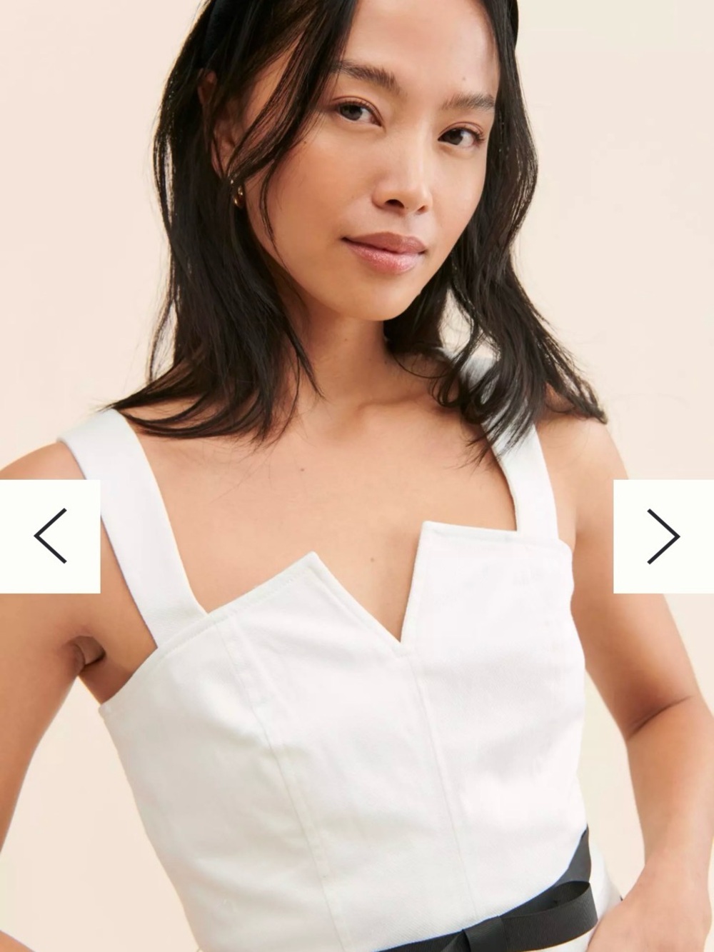 Anthropologie Maeve Structured Corset Top Size 8 Sold out Online - Picture 3 of 9